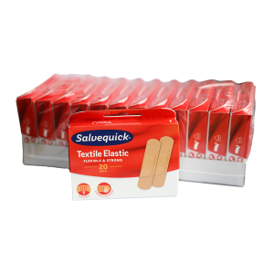 Salvequick Textilplåster, 12-pack