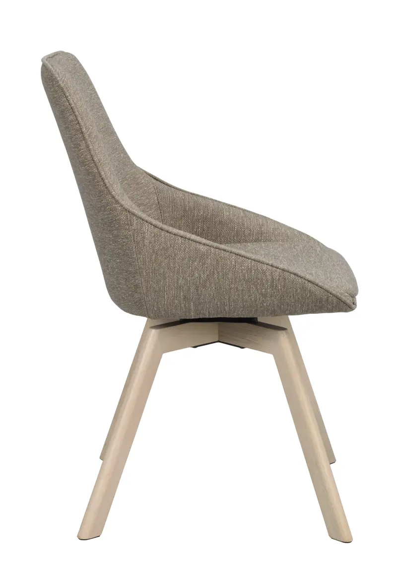 Alison stol snurrfunktion Mörk beige/vitpigmenterad 2-p - Bild 7