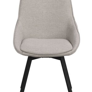 Alison stol snurrfunktion Beige/svart 2-p