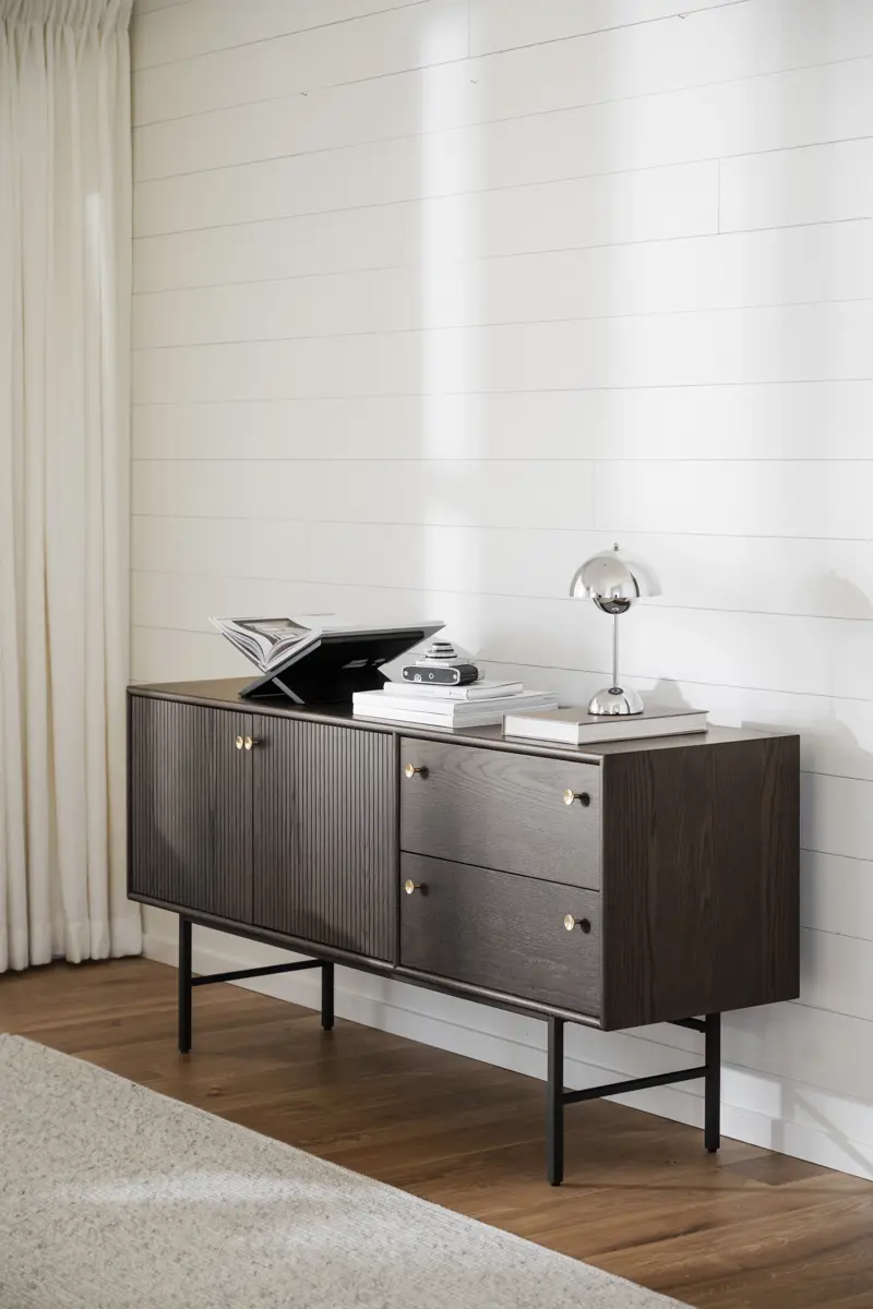 Skänk/sidobord Clearbrook Brun/Svart