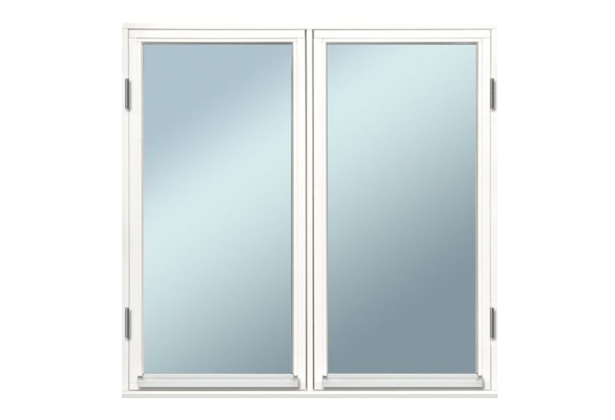 Sidohängt fönster 2-luft Emåfönster Fritid 2-glas Trä - Bild 2