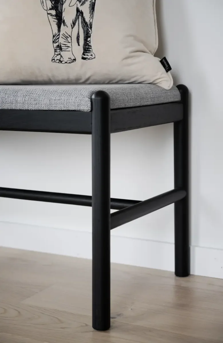 Bänk Millford svart - Bild 3
