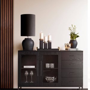 Skänk med lådor Penthouze, Svart