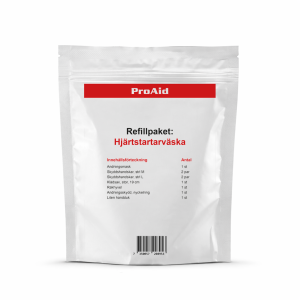 Refillpaket, Hjärtstartarväska