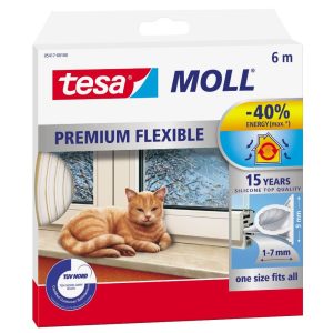Tätlist silikon vit 6m