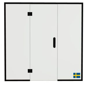 Bastuglas 2000×2000 glasvägg bastu Måttanpassad