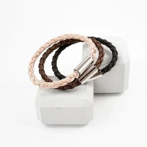 Kork armband fläta