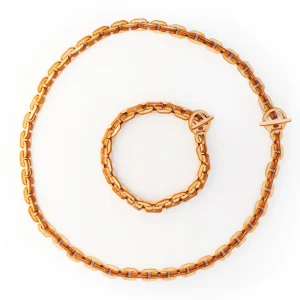 Link trälänk mellan, halsband