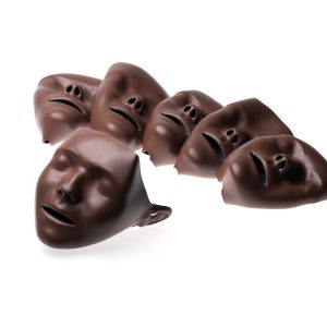 Mörka ansikten till Little Anne, stapelbar + Resusci Anne, 6-pack