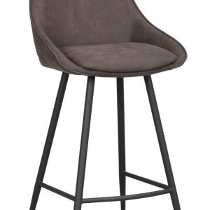 Barstol Sierra Mörkgrå/Svart 2-p