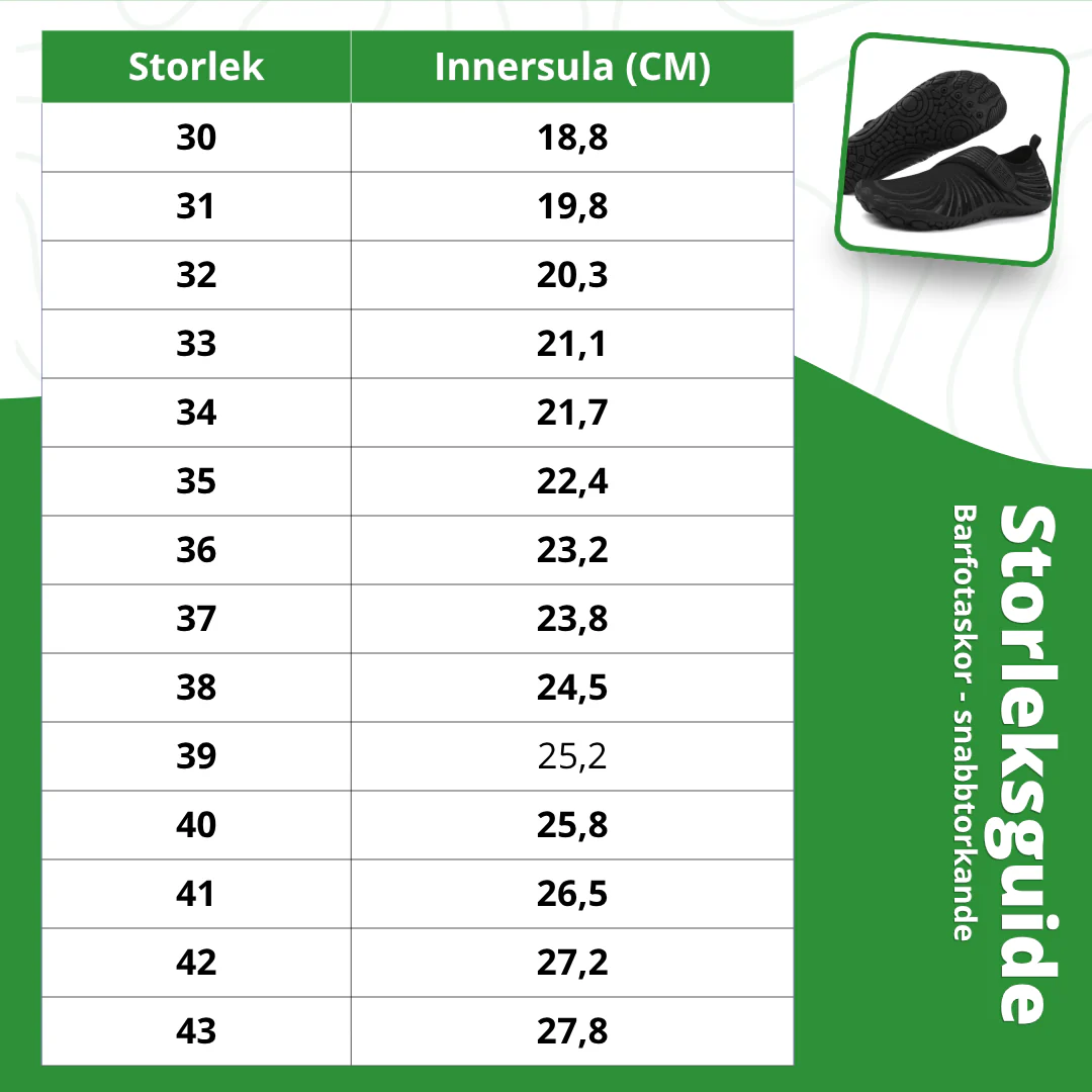 Barfotaskor Snabbtorkande - Bild 8