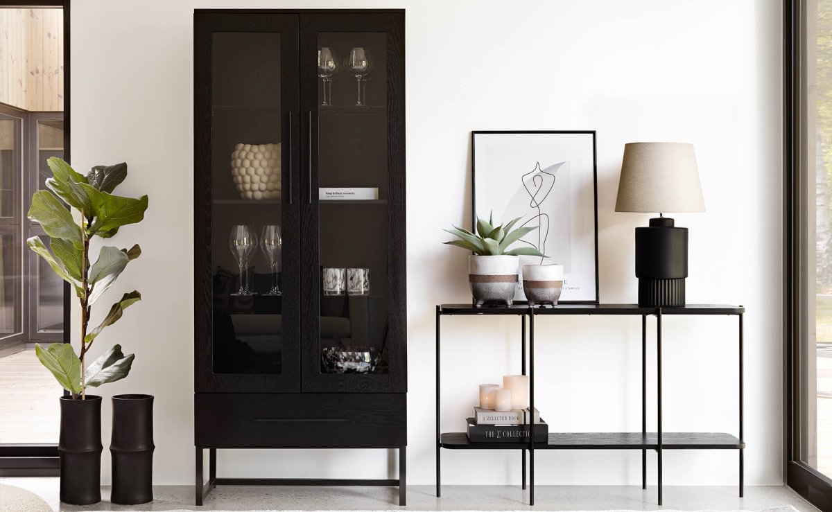 Vitrinskåp Penthouze, Svart - Bild 3