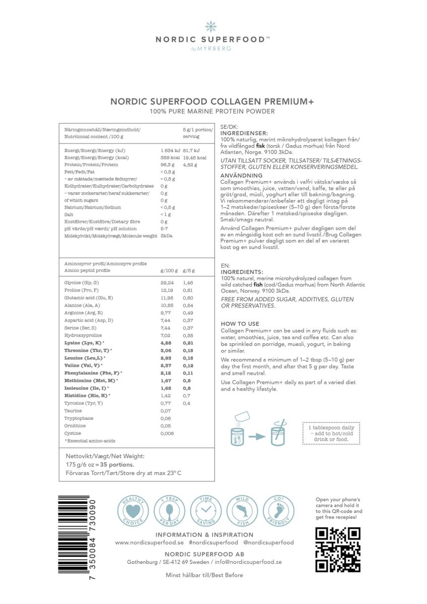 Nordic Superfood Collagen Premium+ (175 g) - Bild 5