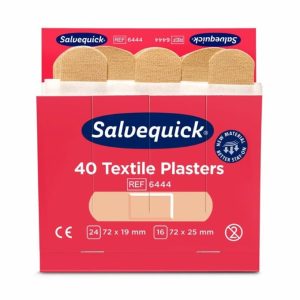 Salvequick Refill Textilplåster, 6 refill/ask