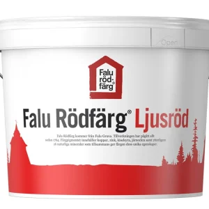 Falu Ljusröd slamfärg (med linolja)
