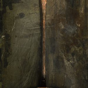 Antik slev – grågrön