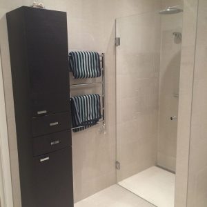 Glasvägg dusch 800 x 2000 duschdörr