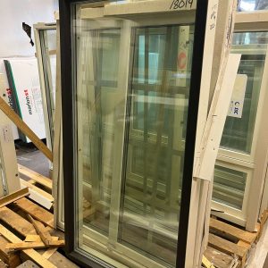 OUTLET Fast fönster Trä/Alu 8×16 Grå ID: 79215