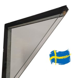 Isolerglas D4-12 som glaskassett kvm pris