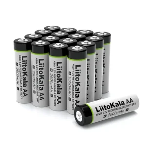 LiitoKala AA2500 Uppladdningsbart AA-Batter