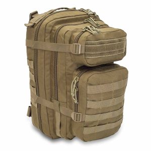 C2 Taktisk ryggsäck brun/grön, kompakt 23L