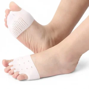 Tåseparerare för 5 tår mot hallux valgus (2-pack)