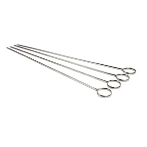 Grillspett i 4-pack, rostfritt stål