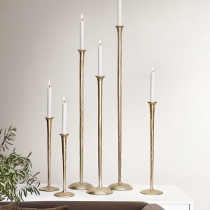 Golvljusstakar Grand Gallery Set/3, Light Gold