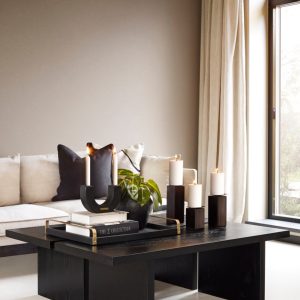 Soffbord Set/2 Colorado Twin Table, Svart